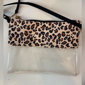 Clear Leopard Gameday Bag